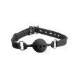 Love in Leather Petite Ball Gag - Black